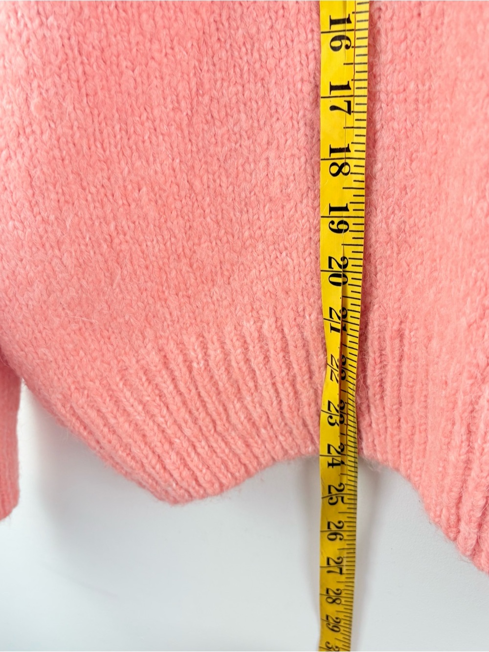 Nordstrom Topshop Colorblock Knit Pullover Sweater M Gray Pink Retro Abstract - Picture 7 of 9